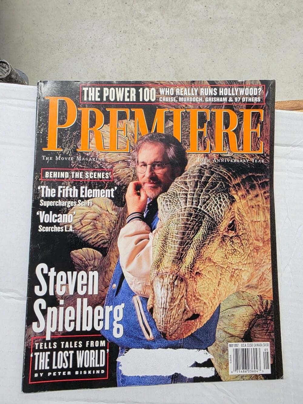 Premiere Magazine May 1997 Steven Spielberg The Lost World Jurassic Park